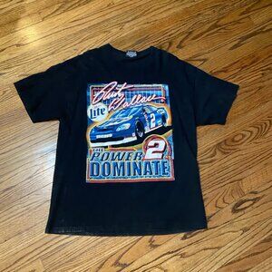 NWT Vintage rusty Wallace t shirt Color Black Full Size